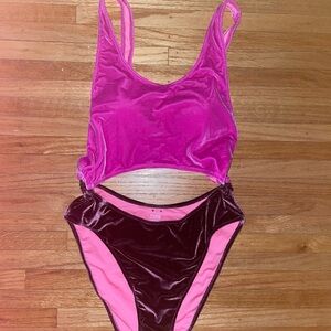 NWOT velvet bathing suit